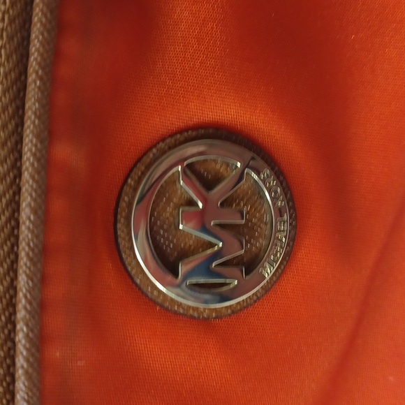 Michael Kors Orange 🍊 Nylon Cosmetic Bag - Picture 7 of 7